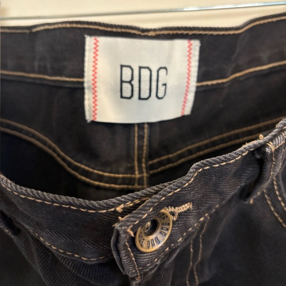BDG black vintage slim fit high waist straight leg jeans - Picture 2 of 3